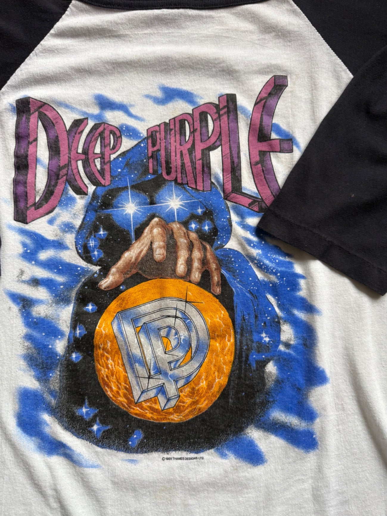 1985 Deep Purple Tour Baseball Tee
