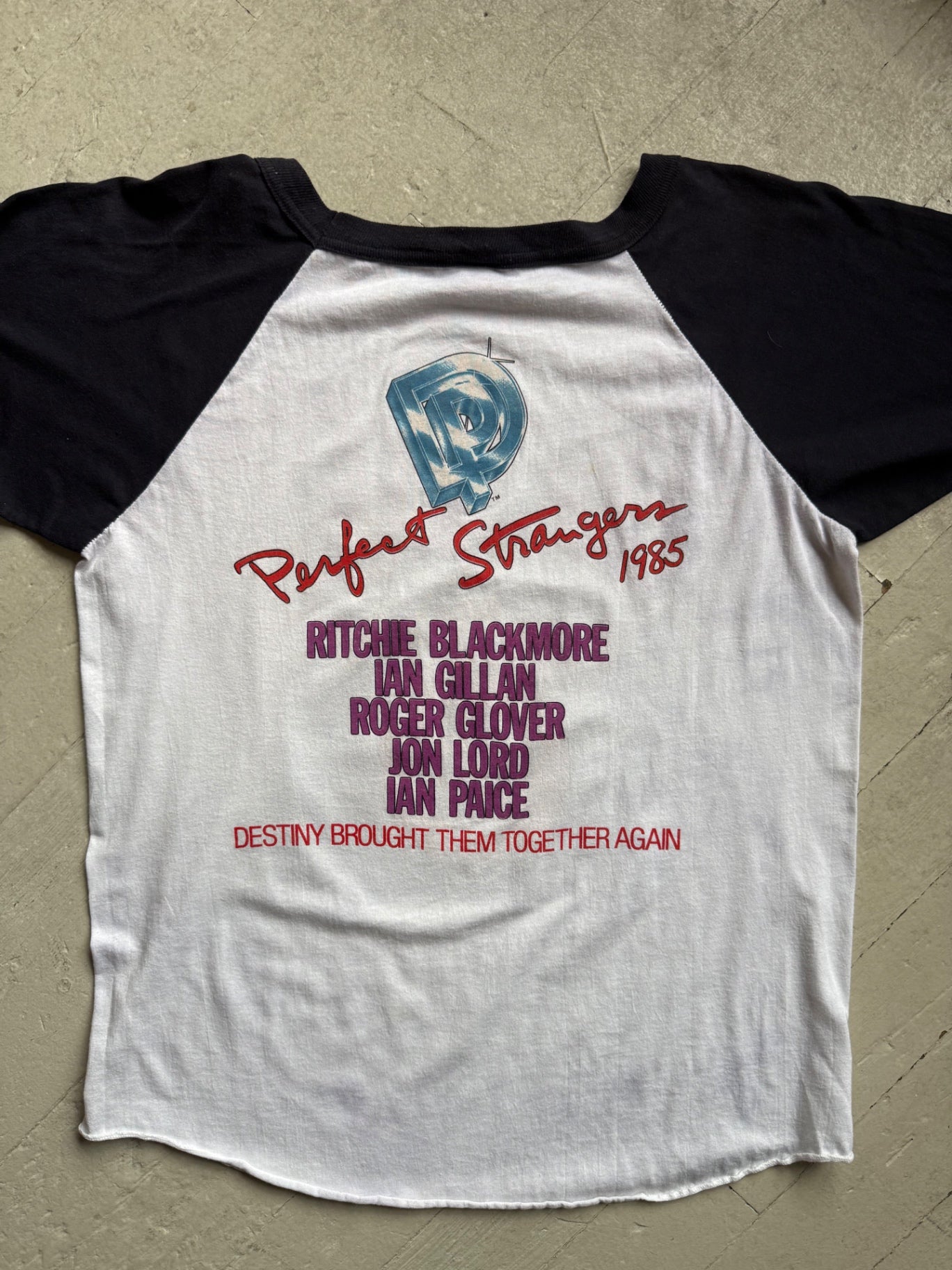 1985 Deep Purple Tour Baseball Tee