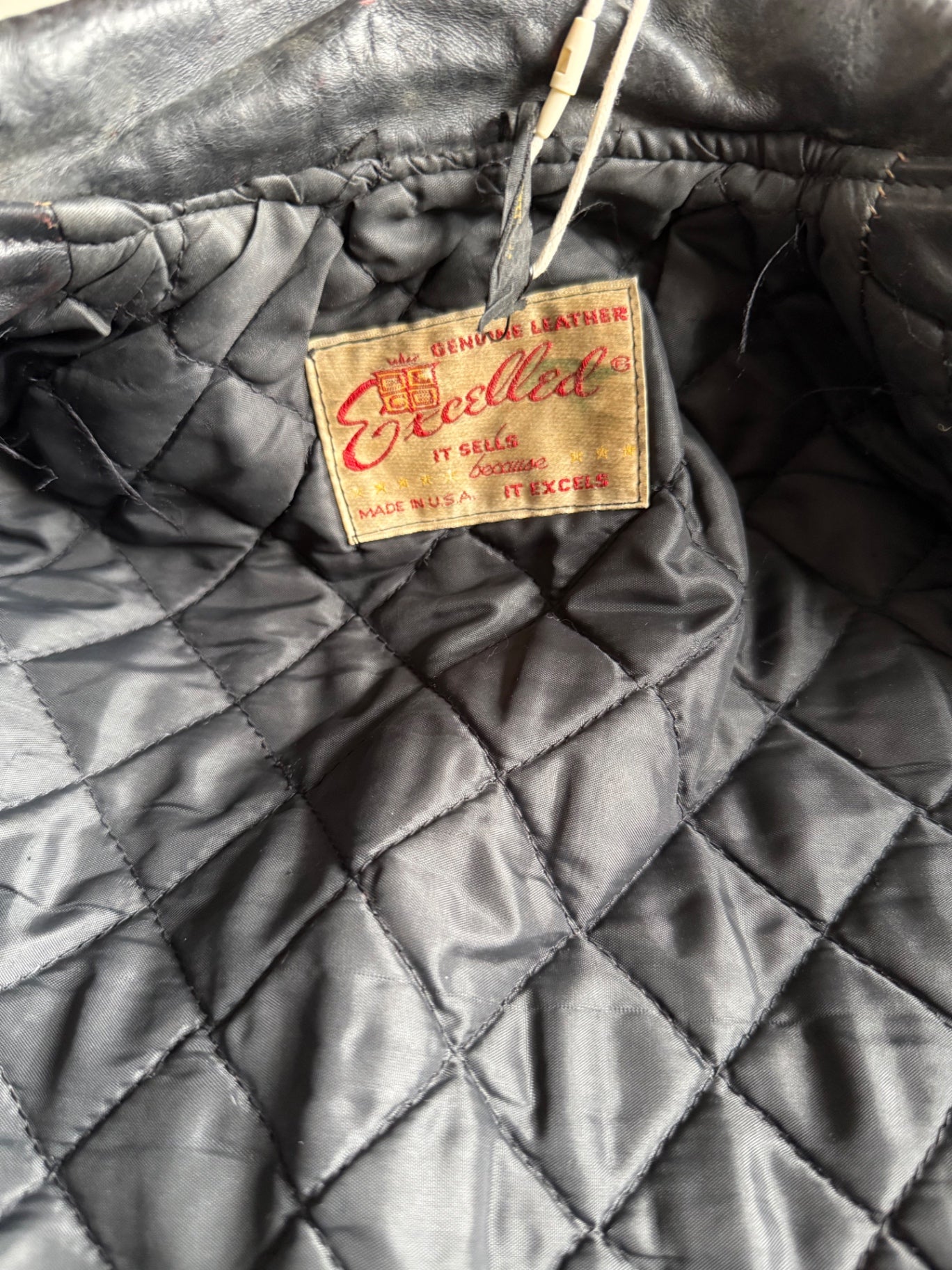 1970s Leather Biker Jacket