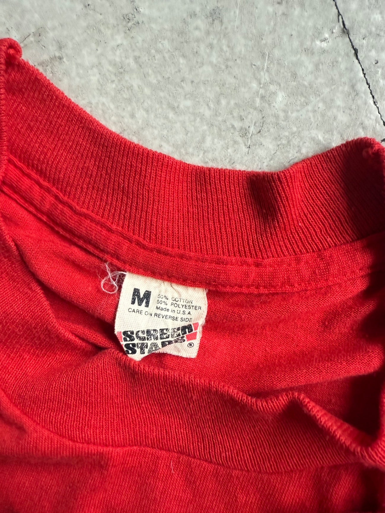 Vintage White Stripes Peppermint Tee