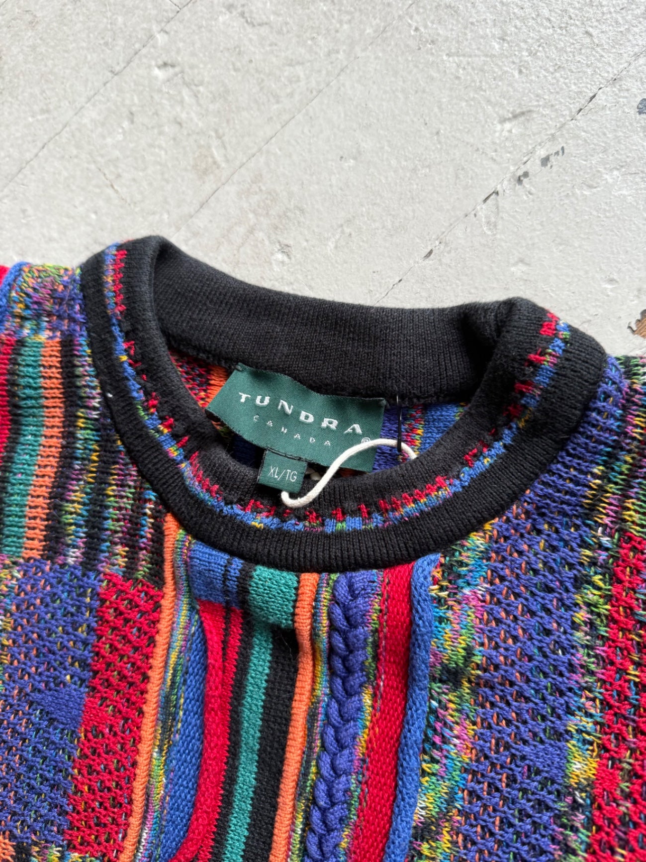 Tundra Multicolor Coogi-style sweater