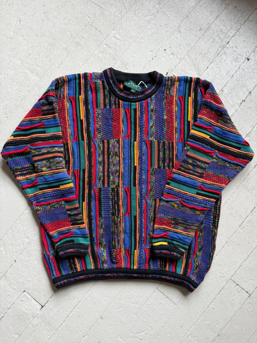 Tundra Multicolor Coogi-style sweater