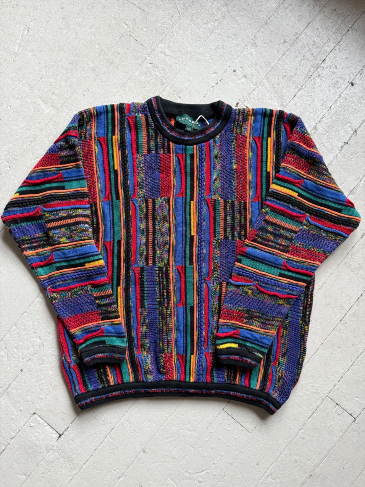 Tundra Multicolor Coogi-style sweater