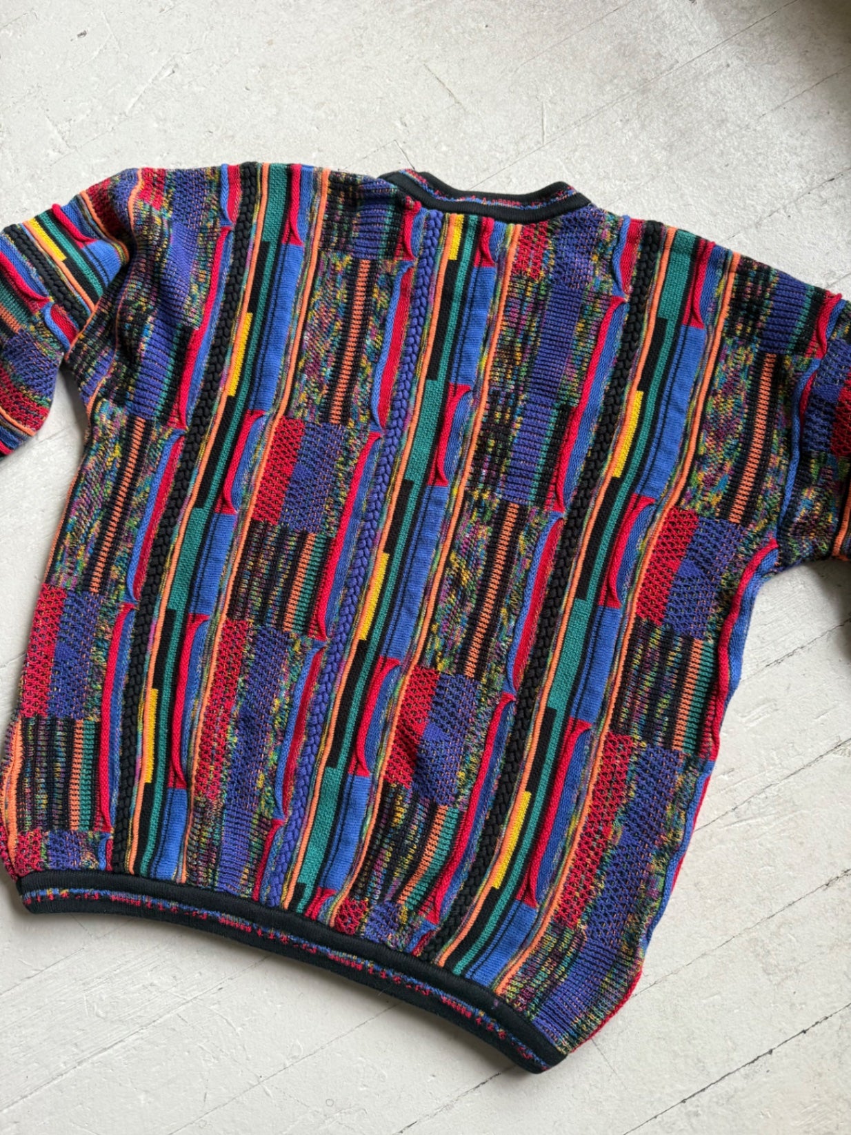 Tundra Multicolor Coogi-style sweater