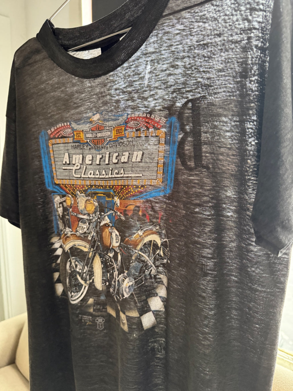1989 Harley 3D Emblem Tee 
