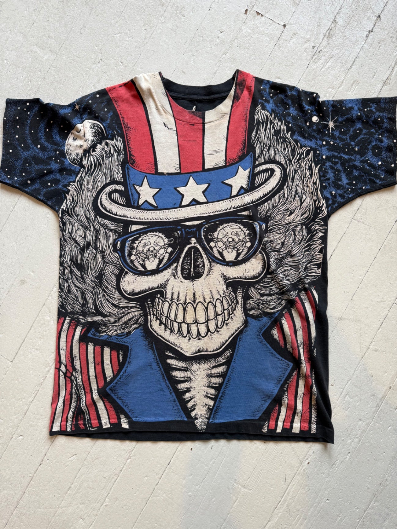 1992 Grateful Dead Uncle Sam Tee
