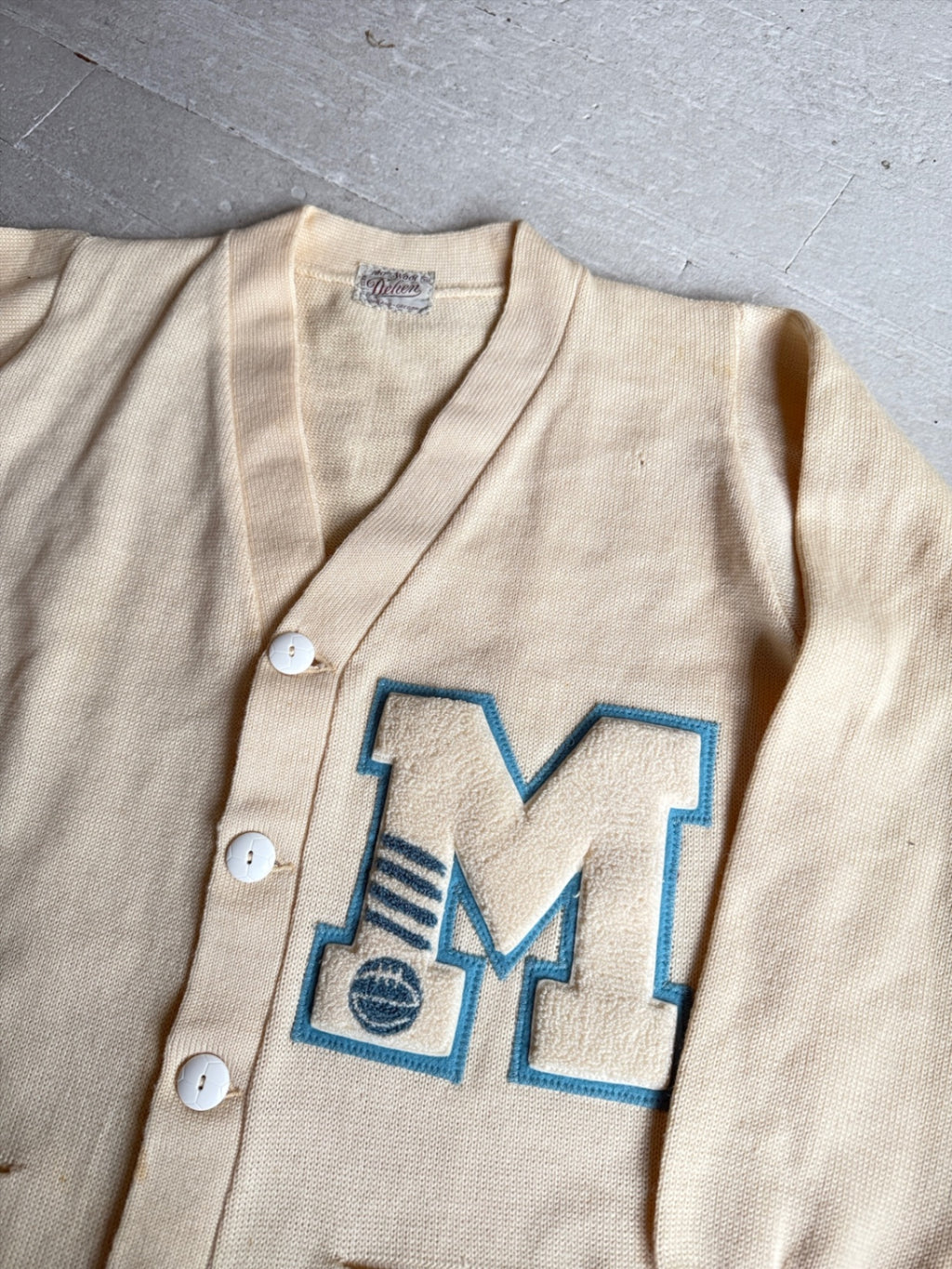 1950s Dehen Letterman’s sweater