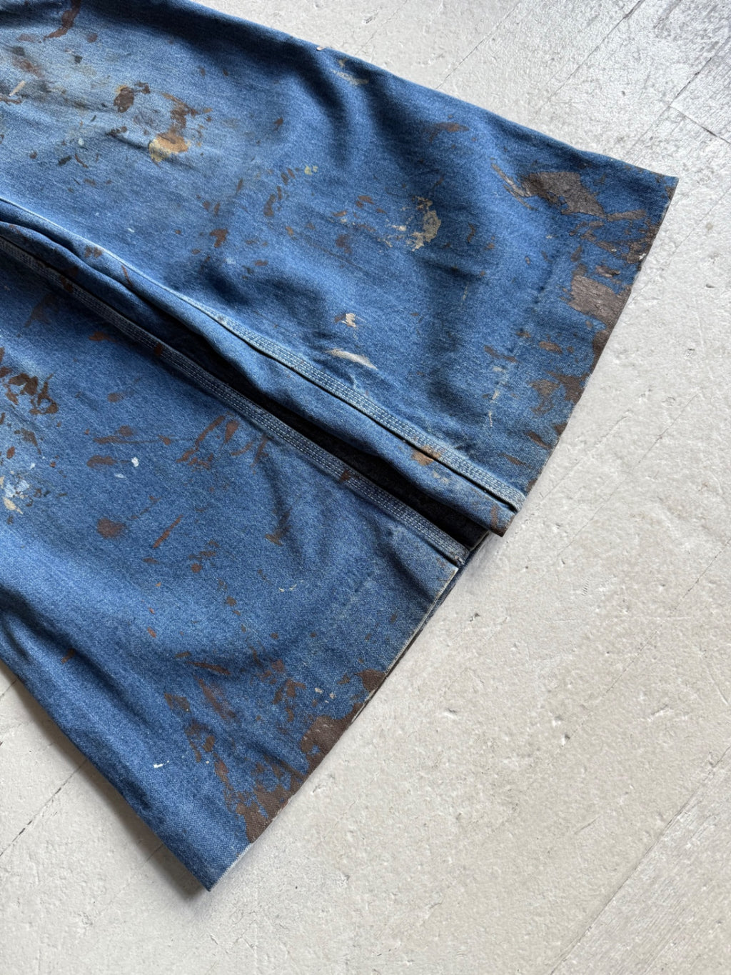 1970s Brittania Wide Leg Painter Jeans