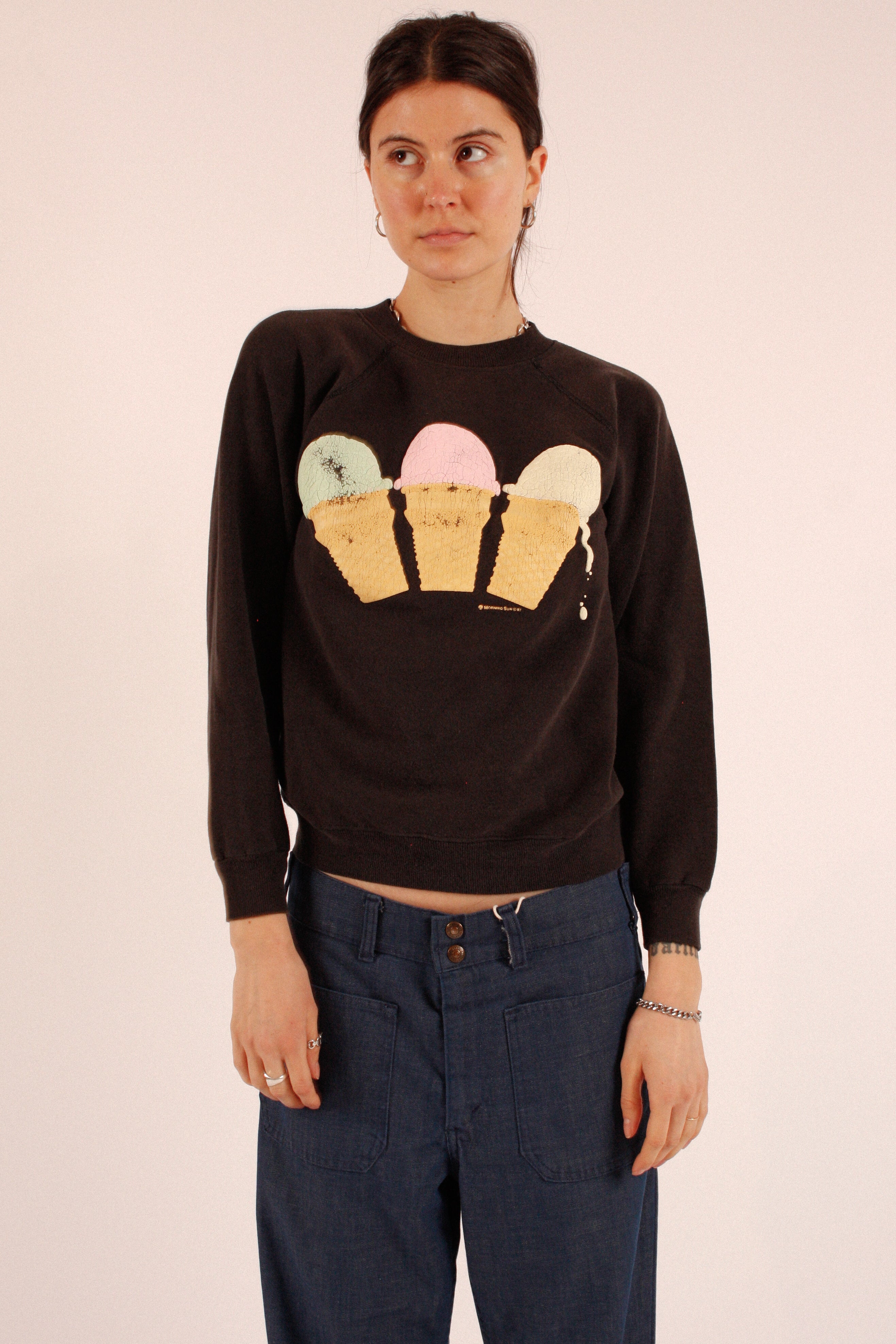 1980s Ice Cream Cone Crewneck