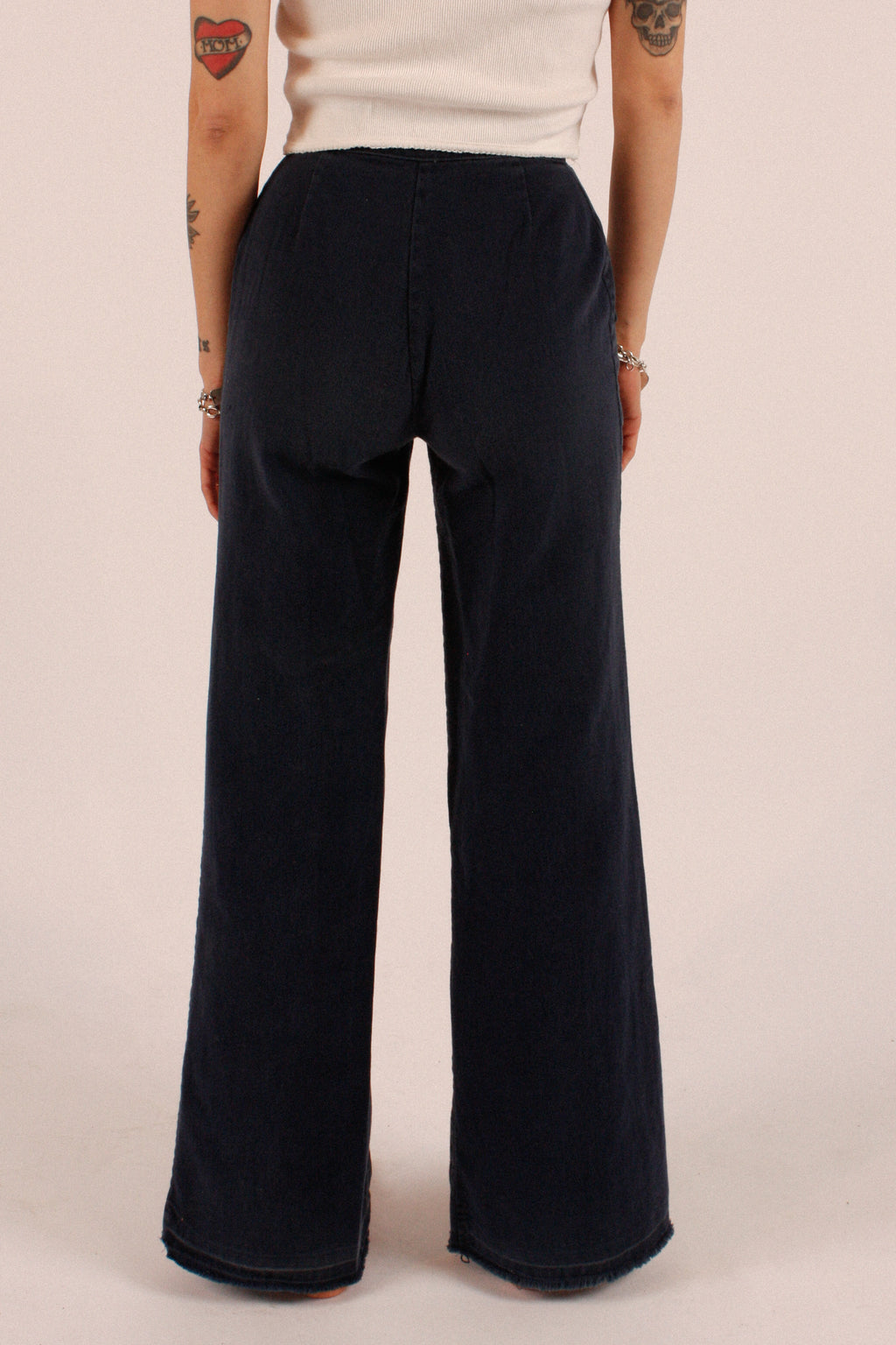 1970s Wide Leg Work Pants