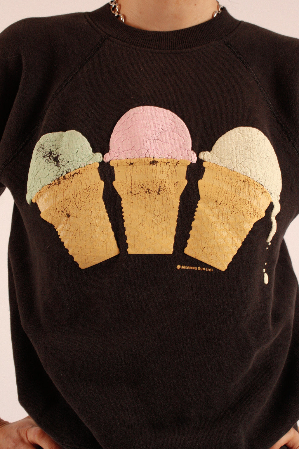 1980s Ice Cream Cone Crewneck