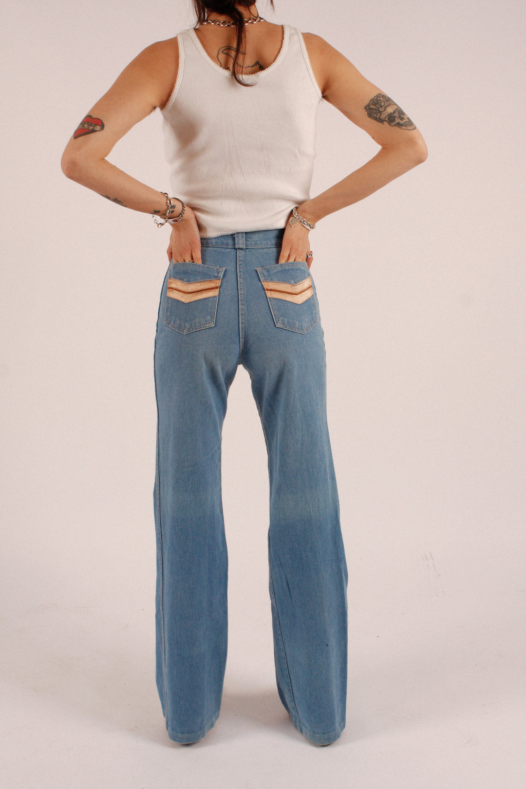 1970s Disco Jeans Bell Bottoms