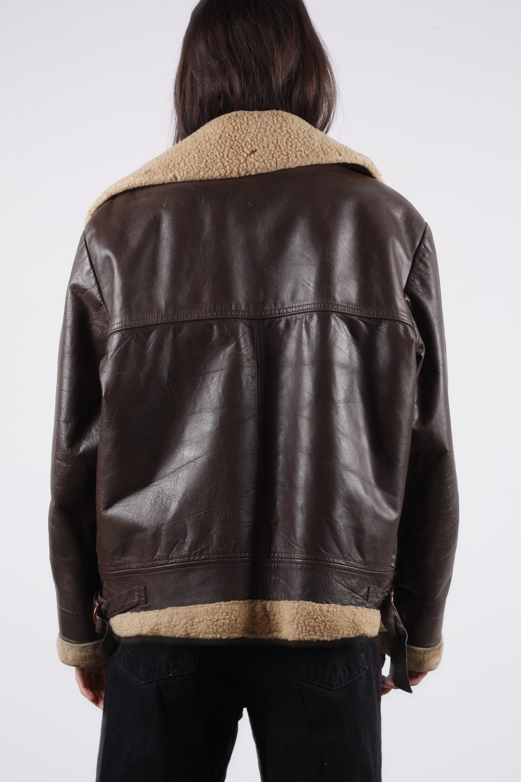 1940s Leather Flight Jacket